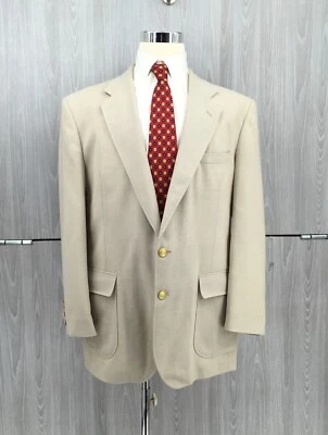 Blazer masculino John Weitz 2 botões dourados tamanho 44L - Imagem 1 de 4