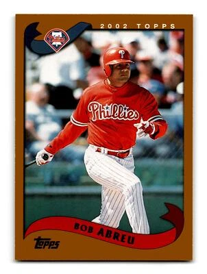 Bob Abreu 2002 Topps #13 Philadelphia Phillies Mint - Image 1 of 2