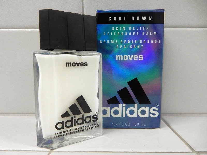 ADIDAS MOVES COOL DOWN SKIN RELIEF AFTERSHAVE BALM (MEN) 1.7 OZ *NEW IN SD BOX* - Image 1 of 1
