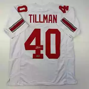 Facsimile Autographed Pat Tillman Arizona White Reprint Jersey Size Men's XL - Picture 1 of 4