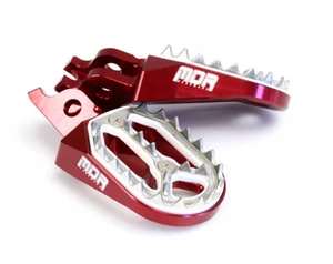 Honda CRF 450 RX 2017 - 2020 Wide Foot Peg Foot Rest Pro Bite MDR Hardware Red - Picture 1 of 2