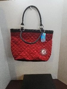 Alabama Crimson Tide Quilted Tote with Polyester/PVC Inside Lining New With Tags - Picture 1 of 7