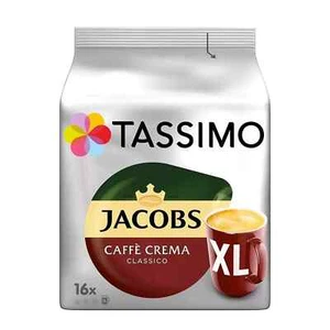 Jacobs Caffè Crema Classico XL TASSIMO Kaffeekapseln - 5 x 16 Stück (4031501) - Bild 1 von 6