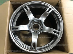 CST CERO-1 HYPER V2 WHEEL 17X9.5 +12 5X114.3 M-SILVER COLOR alloy wheel rolling - Picture 1 of 12