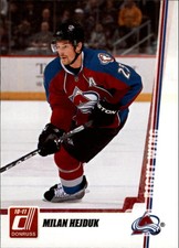 2010-11 Donruss Colorado Avalanche Hockey Card #220 Milan Hejduk