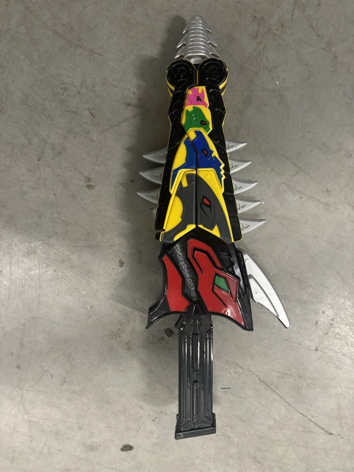 Power Rangers Dino Super Charge Spike Battle Sword Chomping Action Bandai 2015 Foto 1 de 4