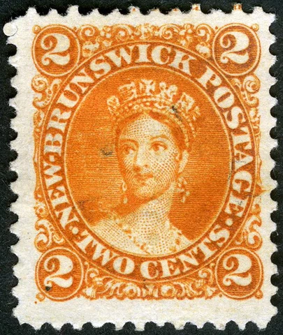 New Brunswick 1860 Queen Victoria Used (SC# 7) Cover
