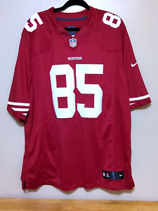 Nike On Field NFL San Francisco 49ers Vernon Davis 85 Jersey Mens 2XL