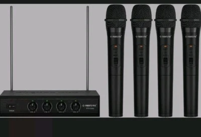 Phenyx Pro PTV-2000 4 Channel VHF Fixed Frequency Wireless Microphone System - Image 1 of 4