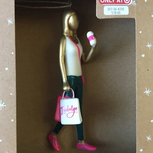 Hallmark for Target - Indulge - Woman With Coffee Christmas Ornament  - Picture 1 of 2