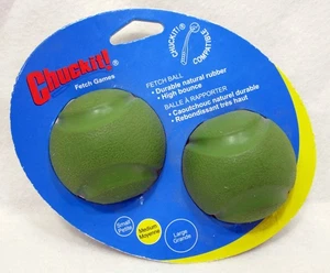 Chuckit! Juguete de búsqueda de perros FETCH BALL de goma duradera para lanzador MEDIANO - Imagen 1 de 3