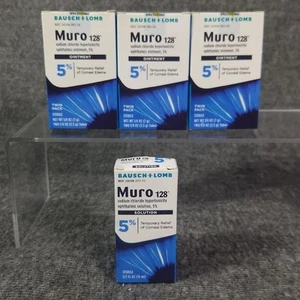 Bausch & Lomb Muro 128 Sodium Chloride Ointment 5% 3 Twin Packs Plus EXP 1/26 - Picture 1 of 7