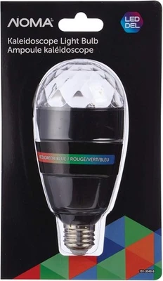 NOMA Kaleidoscope LED Light Bulb | Rotating Projector Light | Christmas Light - Image 1 of 4