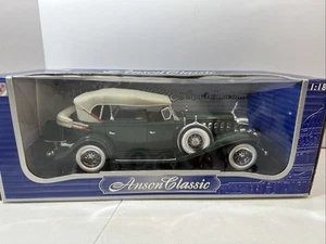 ANSON CLASSIC 1932 CADILLAC SPORT PHAETON 1:18 SCALE (Ship Same Day Ordered) - Picture 1 of 14