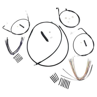 Kit de instalação de guidão Magnum 486441 vinil preto XR com acessórios pretos para - Imagem 1 de 2