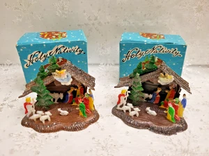 2-CAJAS ORIGINALES HONG KONG VINTAGE MCM-MINIATURA BELÉN-PLÁSTICO - Imagen 1 de 13