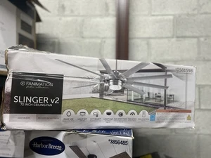 Slinger V2 Ceiling Fan 72 Inches (Tested and Works) with Remote Control - Picture 1 of 4