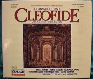 Adolf Hasse CLEOFIDE Opera in 3 Acts 4 CD Set - Picture 1 of 5