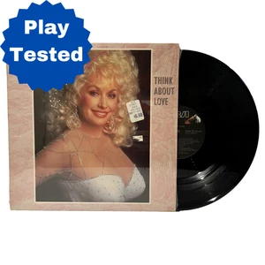 Dolly Parton Think About Love Lp Vinyl Record OG 1986 1st Press Excellent! - Picture 1 of 8