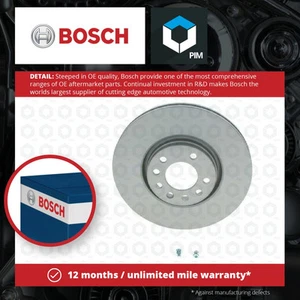 2x Brake Discs Pair Vented fits VAUXHALL CORSA D, E Front 06 to 19 308mm Set New - Picture 1 of 6