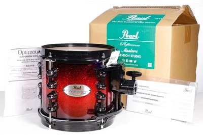Pearl Reference Pure Series 7"x 8" diámetro Rack Tom - Scarlet Sparkle Burst - Perfecto Foto 1 de 4