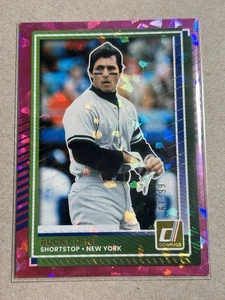 2025 Donruss Baseball Bucky Dent Purple Ice SP 67/99 New York Yankees - Picture 1 of 2