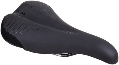 Trilhos cromados WTB Speed Saddle preto 145mm - conforto leve e acolchoamento em gel - Imagem 1 de 4
