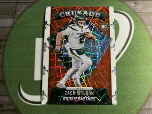 2021 Panini Rookies & Stars - Zach Wilson Red Lazer Crusade Rookie (RC) Jets - Picture 1 of 2