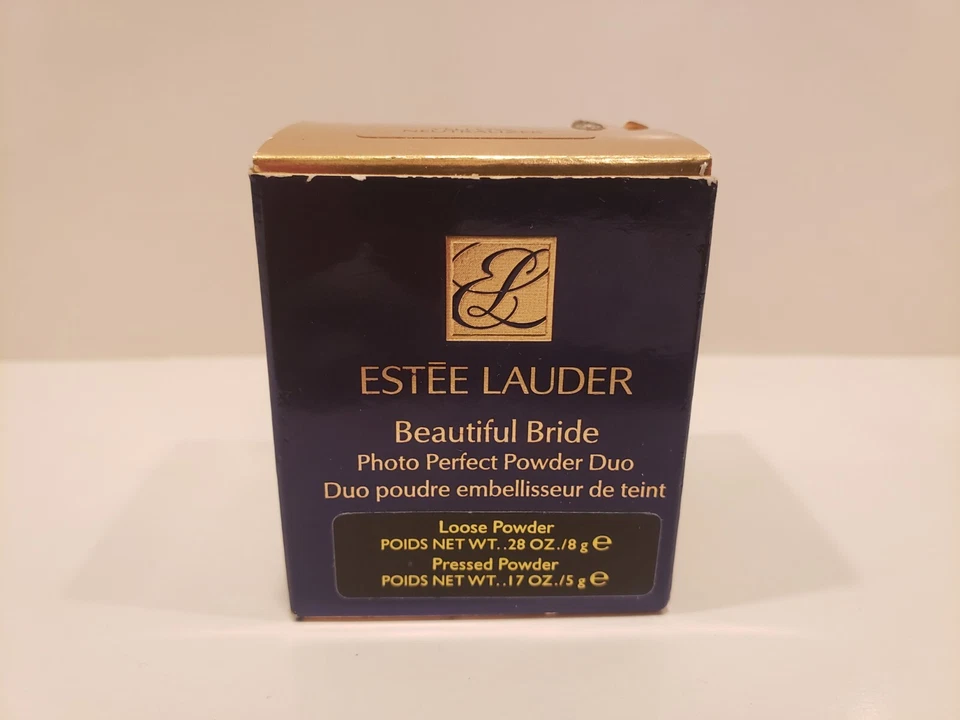 Estee Lauder~Beautiful Bride Photo Perfect Powder Duo~#02 Yellow Neutralizer~NIB - Image 1 of 1