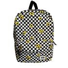 Vans Off The Wall Sunflower Black White Checkered Full Size Backpack Laptop Bag