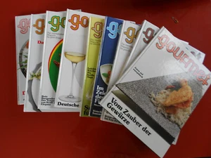 9x Gourmet- das internationele Magazin für gutes Essen, gebunden, neuwertig - Bild 1 von 10