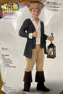 Child Costume Paul Revere, American Patriot, Kid , Revolutionary War Dress Up