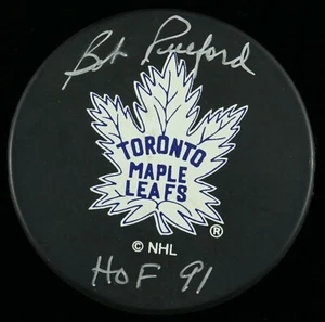 Bob Pulford Toronto Maple Leafs - Hockey Puck - PSA/DNA Authentic Autograph - Picture 1 of 3