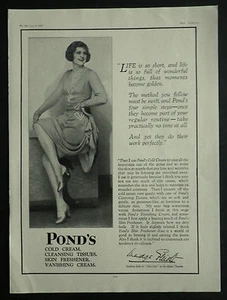 Leah Madeleine Madge Elliott Ritchard Pond's Beauty Cream 1929 Ad Advertisement - Imagen 1 de 1