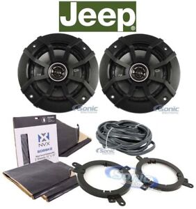 Kicker 40CS54 150W 5.25" Car Speaker Upgrade For 2007-2014 JEEP WRANGLER JK