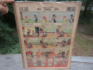 1929 Mutt & Jeff Sunday Newspaper Funnies Comic Sunday Star Wash. D.C. - Picture 1 of 6