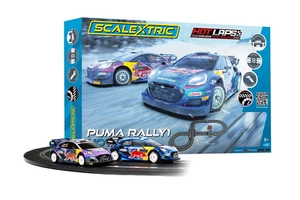 Scalextric WRC Puma RALLY1 Hot Laps Race Set C1452M feat 2 Ford Puma Rally1 Autos - Bild 1 von 22
