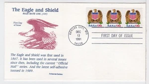 TurtlesTradingPost- Eagle & Shield Bulk Rate- 1991 #2602- Aristocrat Cachet - Picture 1 of 1