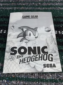 Sonic The Hedgehog Bedienungsanleitung Sega Game Gear 90er Jahre - Bild 1 von 6