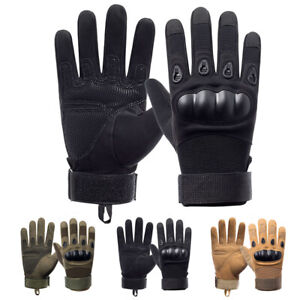 Tactical Gloves Knuckle Protection Gear For Army Paintball Airsoft Police Patrol