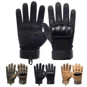 Tactical Gloves Knuckle Protection Gear For Army Paintball Airsoft Police Patrol - Picture 1 of 15