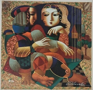 End of Summer Sale! Oleg Zhivetin “Friends” Silkscreen - Signed Limited Edition - Picture 1 of 9