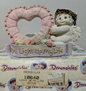 Dreamsicles "Light Up My Life" 1998 Porcelain Votive Holder Figurine - Picture 1 of 6