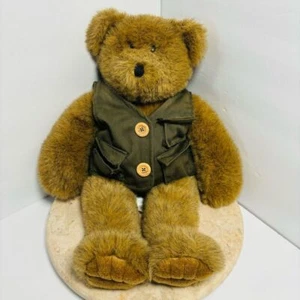 Vintage Build A Bear Braunbär Teddy im Ruhestand mit Outfit - Bild 1 von 12