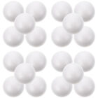 Holiday Craft Essentials - 20 White Foam Balls 7cm for Christmas Decor and DIY