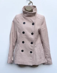 Chaqueta Abrigo Mujer H&M Pea UK 10 – Doble Pecho Estilo Clásico - Imagen 1 de 24