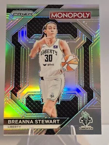 2024 Panini Prizm Monopoly Breanna Stewart Silver Prizm #WNBA4 New York Liberty - Picture 1 of 2
