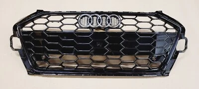 AUDI A4 B9 8W0 2019-2023 auténtica parrilla parachoques delantero negro y cromado 8w0853651eb Foto 1 de 4