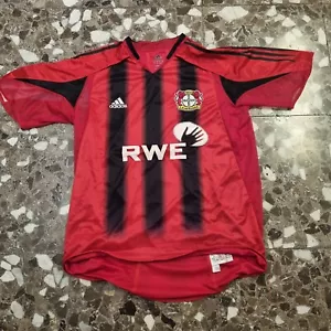VINTAGE BAYER LEVERKUSEN SHIRT 2004 2005 BUNDESLIGA MATCHWORN 7 BARNETTA - Imagen 1 de 4