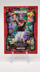 2024 Panini Prizm Draft Picks - Johnny Manziel #27 Red Ice Prizm - Foto 1 di 10